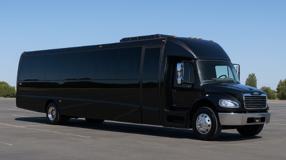 Exterior of New Hampshire Party Bus Company's 20 Passenger Party Bus in New Hampshire